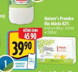 Albert Nature's Promise Bio Máslo 82% 125 g nabídka