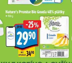 Albert Nature's Promise Bio Gouda 48% plátky 100 g nabídka