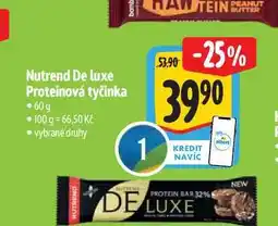 Albert Nutrend De luxe Proteinová tyčinka 60g nabídka