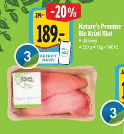 Albert Nature's Promise Bio Krůtí filet 350 g nabídka