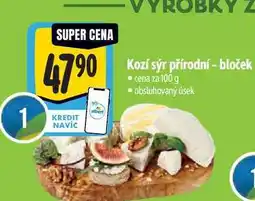 Albert Kozí sýr přírodní - bloček 100 g nabídka