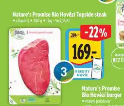 Albert Nature's Promise Bio Hovězí Topside steak 300 g nabídka