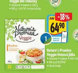 Albert Nature's Promise Veggie Hotová jídla 400-430 g nabídka
