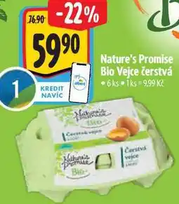 Albert Nature's Promise Bio Vejce čerstvá 6 ks nabídka