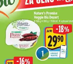Albert Nature's Promise Veggie Bio Dezert 150 g nabídka