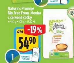 Albert Nature's Promise Bio Free From Mouka z červené čočky 450 g nabídka