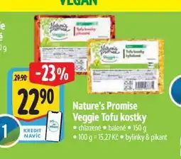 Albert Nature's Promise Veggie Tofu kostky 150 g nabídka