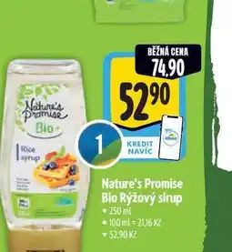 Albert Nature's Promise Bio Rýžový sirup 250 ml nabídka