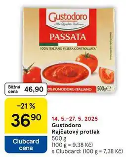 Tesco Gustodoro Rajčatový protlak, 500 g nabídka