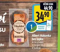 Albert Albert Makovka bez lepku 2 ks nabídka