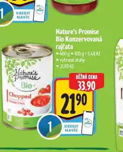 Albert Nature's Promise Bio Konzervovaná rajčata 400 g nabídka