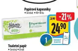 Albert Papírové kapesníky 3vrstvé 10×10 ks nabídka