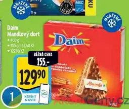 Albert Daim Mandlový dort 400 g nabídka