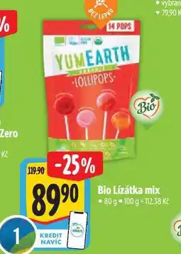 Albert Bio Lízátka mix 80 g nabídka