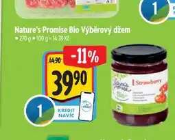 Albert Nature's Promise Bio Výběrový džem 270 g nabídka