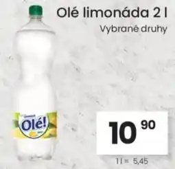 Kubík potraviny Olé limonáda nabídka