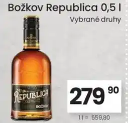 Kubík potraviny Božkov Republica nabídka