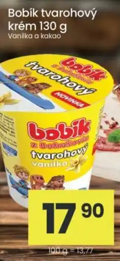 Kubík potraviny Bobík tvarohový krém nabídka
