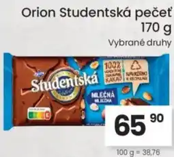 Kubík potraviny Orion Studentská pečeť nabídka