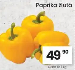 Kubík potraviny Paprika žlutá nabídka