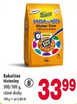 Qanto Kukuřičné těstoviny nabídka