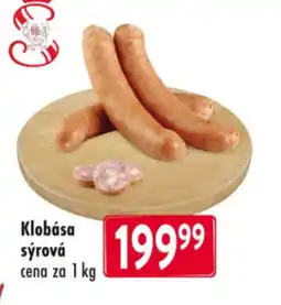 Qanto Klobása sýrová nabídka