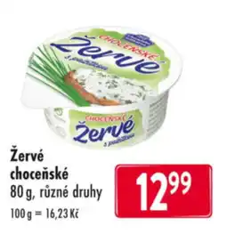 Qanto Žervé choceňské nabídka
