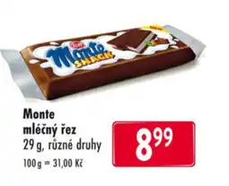 Qanto Monte mléčný řez nabídka