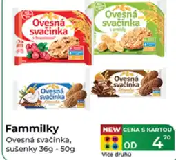 Tamda Foods Fammilky Ovesná svačinka, sušenky nabídka
