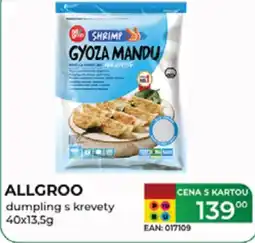 Tamda Foods ALLGROO dumpling s krevety nabídka