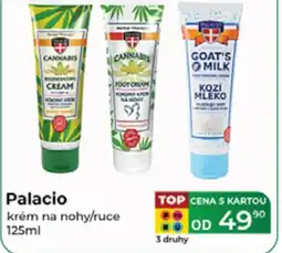Tamda Foods Palacio krém na nohy/ruce nabídka