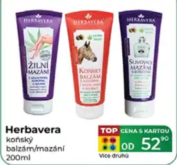 Tamda Foods Herbavera koňský balzám/mazání nabídka