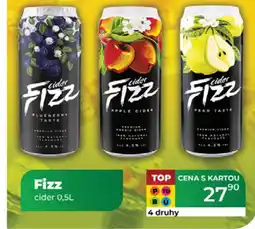 Tamda Foods Fizz cider nabídka