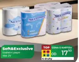 Tamda Foods Soft&Exclusive toaletní papír nabídka