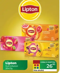 Tamda Foods Lipton fruit infusion nabídka