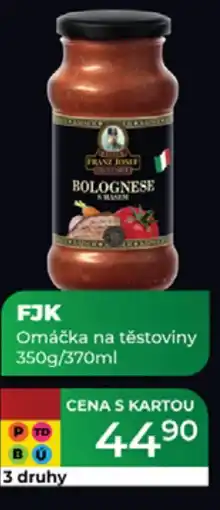 Tamda Foods FJK Omáčka na těstoviny nabídka