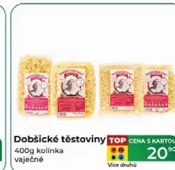 Tamda Foods Dobšické těstoviny 400g kolínka vaječné nabídka