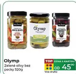Tamda Foods Olymp Zelené olivy bez pecky 320g nabídka