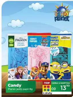 Tamda Foods Candy Planet jedlý papír 8g nabídka