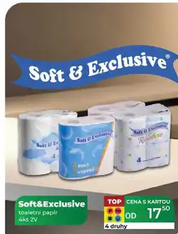 Tamda Foods Soft&Exclusive toaletní papír 4ks 2V T nabídka