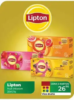 Tamda Foods Lipton Fruit ovocný čaj, vybrané druhy 20 sáčků nabídka