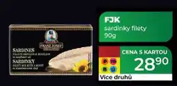 Tamda Foods F.J.K. sardinky filety 90g nabídka