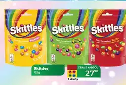 Tamda Foods Skittles 152g, vybrané druhy nabídka