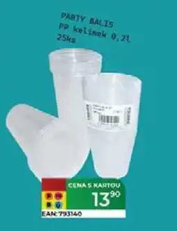 Tamda Foods PARTY BALIS PP kelímek 0,2l 25ks nabídka