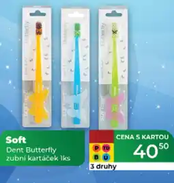 Tamda Foods Soft Dent Butterfly zubní kartáček nabídka