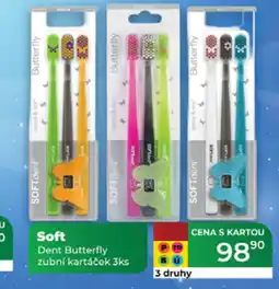 Tamda Foods Soft Dent Butterfly zubní kartáček nabídka