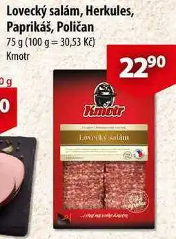 CBA Lovecký salám, Herkules, Paprikáš, Poličan, 75 g nabídka