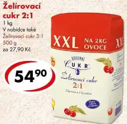 CBA Želírovací cukr 2:1, 1 kg nabídka