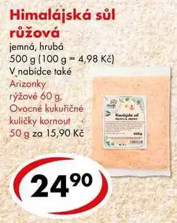 CBA Himalájská sůl růžová, 500 g nabídka