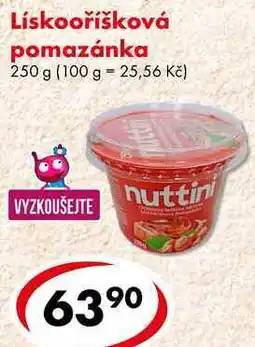CBA Lískooříšková pomazánka, 250 g nabídka